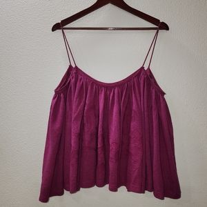 NWOT FREE PEOPLE PURPLE CROP